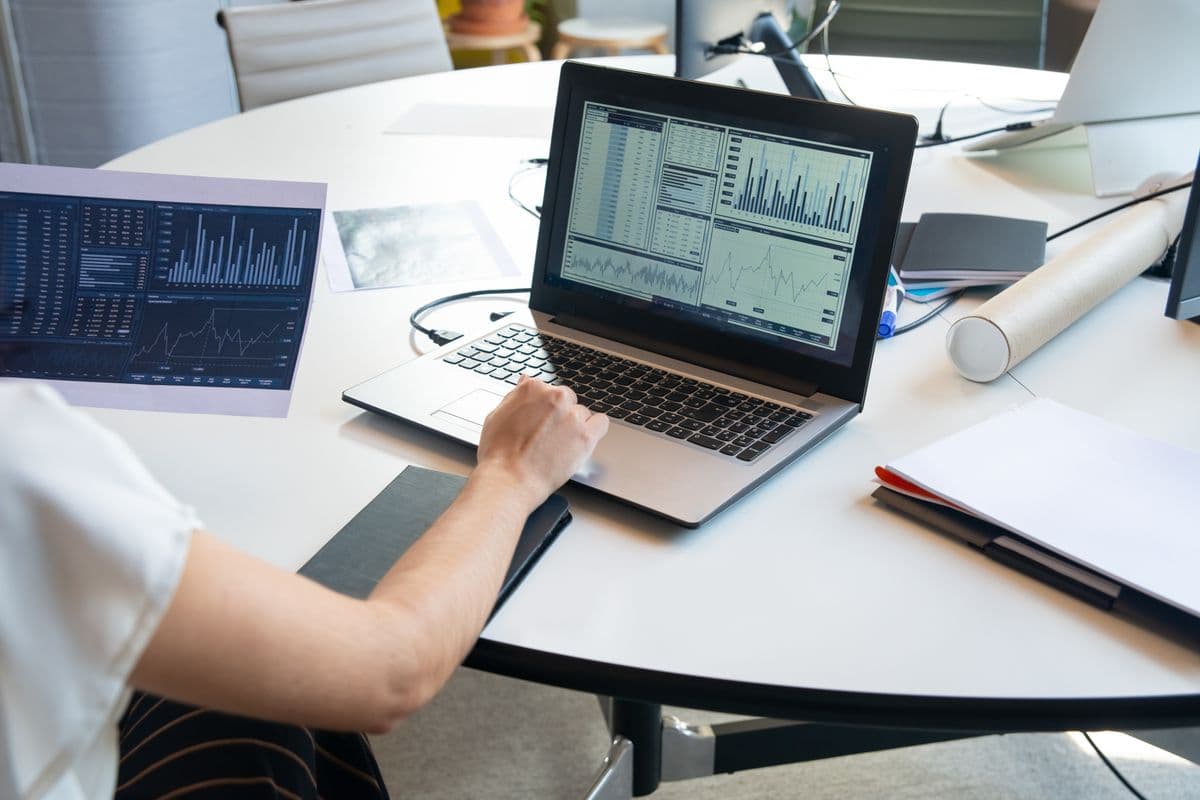 Cloud technology on a laptop