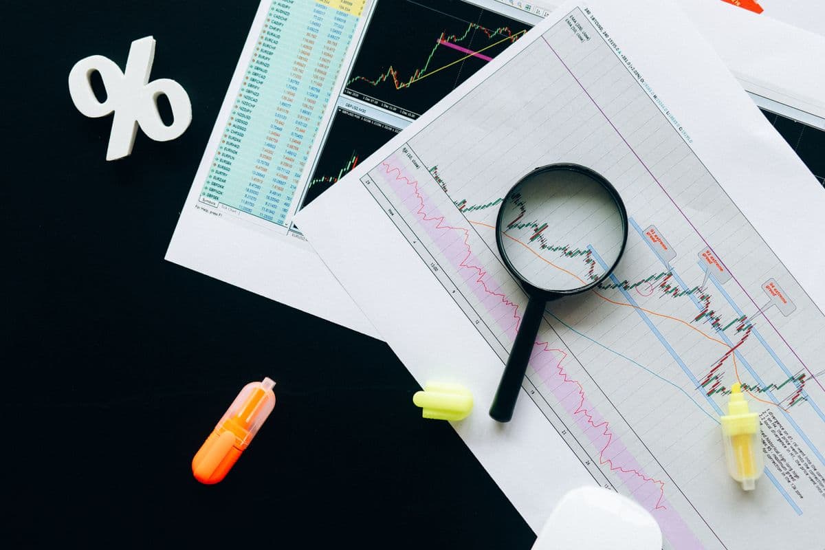 Investment charts and documents