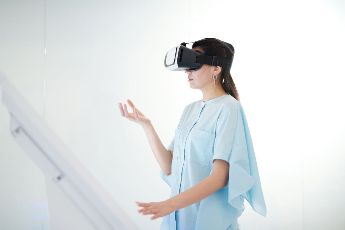 VR used on a construction site